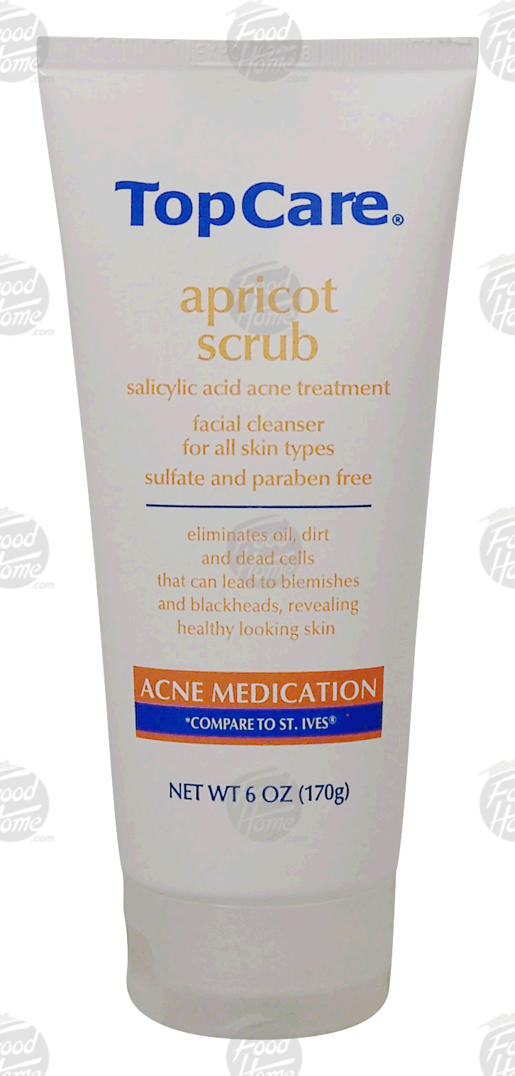 Top Care  apricot scrub, salicylic acid acne treatment, facial cleanser Full-Size Picture